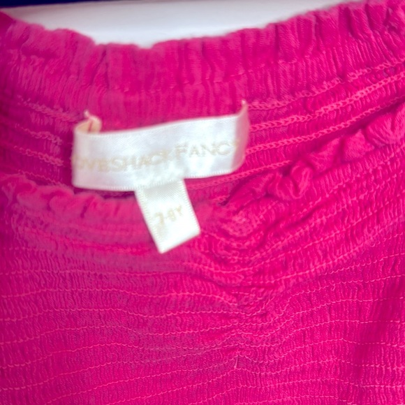 Pink Ruffled Kids Dress - Picture 3 of 3